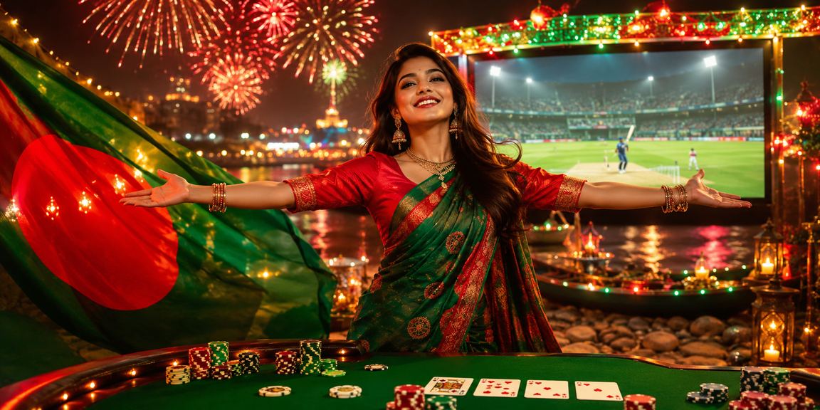 সিলেটে লাল-সবুজ পোশাকে ক্রিকেট বেটিং উপভোগ